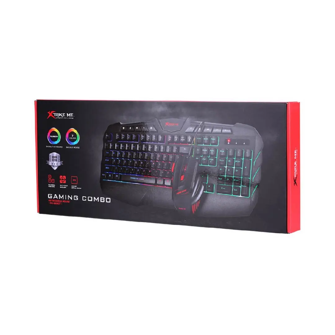 COMBO TECLADO MOUSE GAMING XTRIKE ME MK880 - Imagen 2