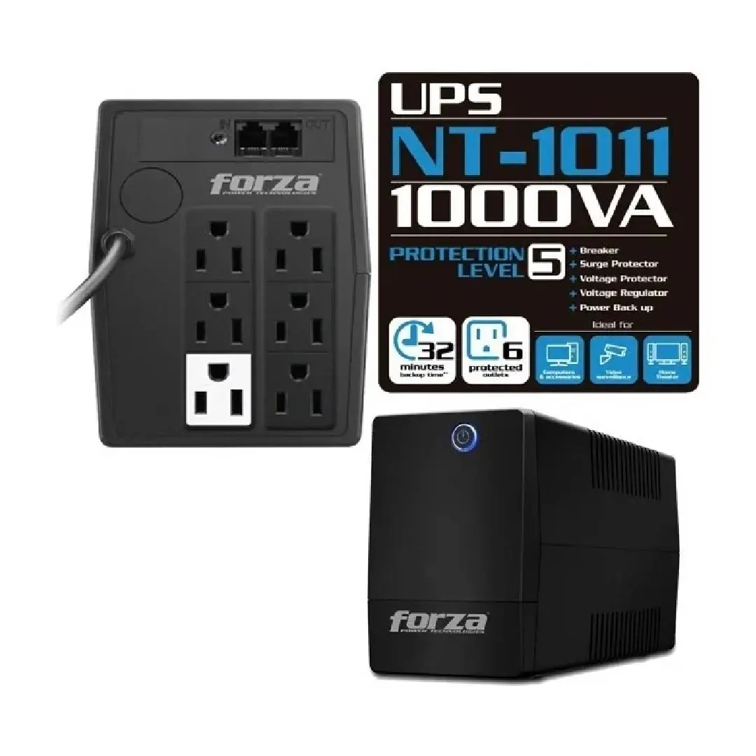 UPS FORZA 1000VA 500W 6 OUT - Imagen 2
