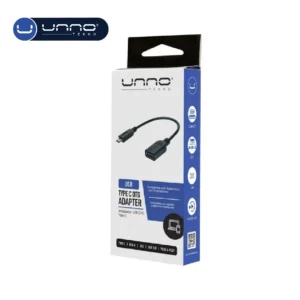 ADAPTADOR TIPO C OTG A USB 3.0 HEMBRA UNNO TE