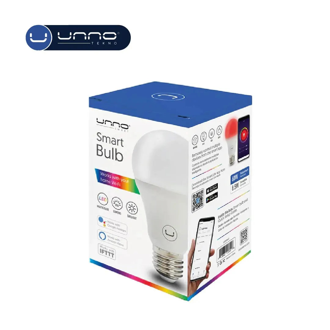 BOMBILLO INTELIGENTE WIFI UNNO