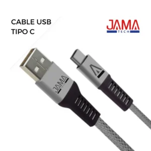 CABLE TIPO C BRAIDED GRIS JAMA TECH