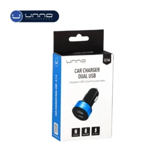 CARGADOR DE CARRO USB 2.1A UNNO PW5002BK