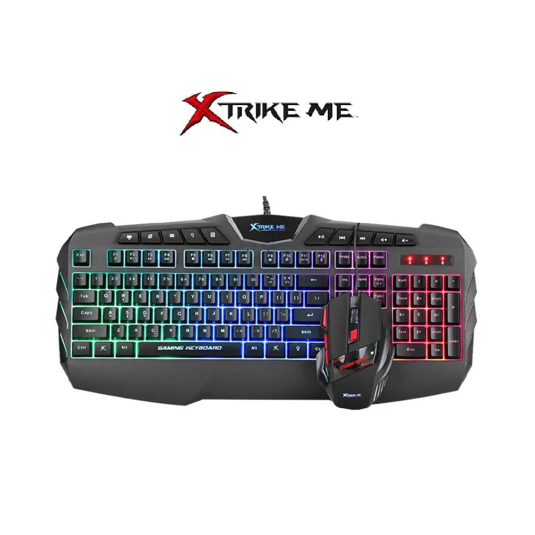 COMBO TECLADO MOUSE GAMING XTRIKE ME MK880