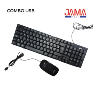 COMBO USB TECLADO Y MOUSE MARCA JAMA TECH