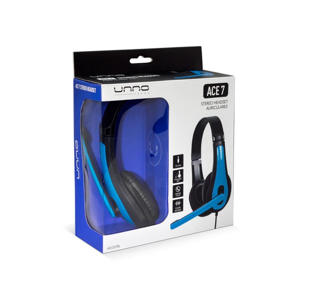 HEADSET ACE 7 C_MIC 3.5MM UNNO - Imagen 4