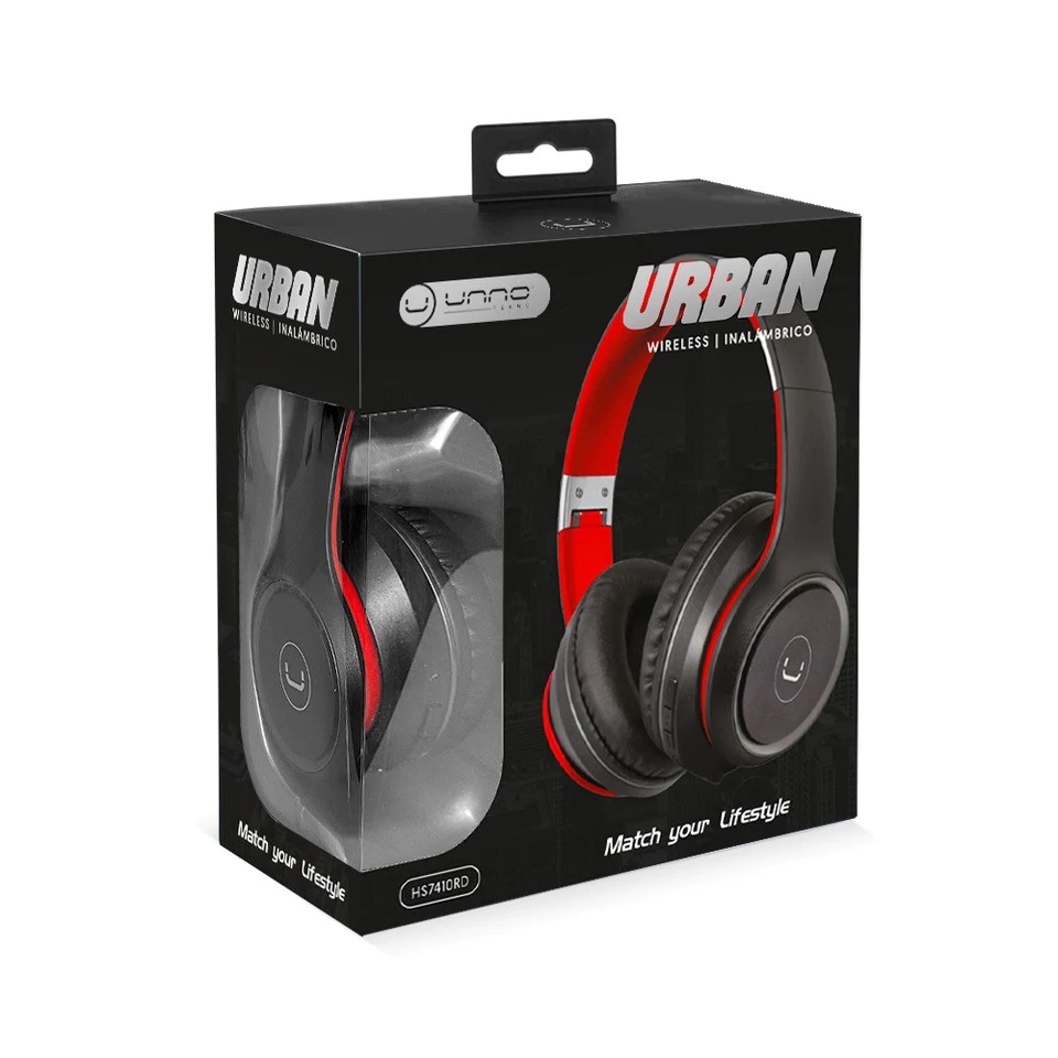 HEADSET BLUETOOTH C_MIC URBAN HS7410RD - Imagen 2