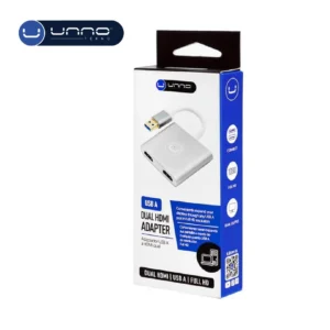 HUB USB A DUAL HDMI UNNO