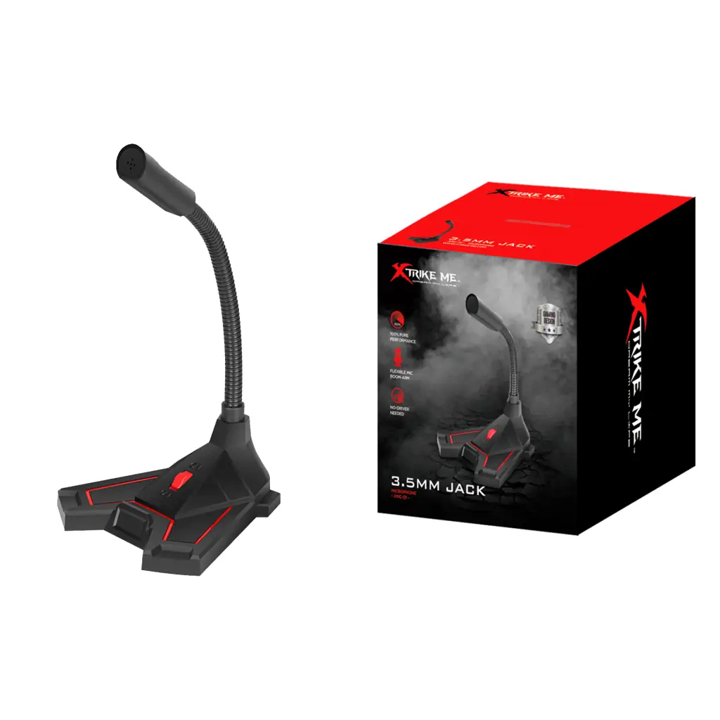 MICROFONO ALAMBRICO PARA ESCRITORIO GAMING XTRIKE ME