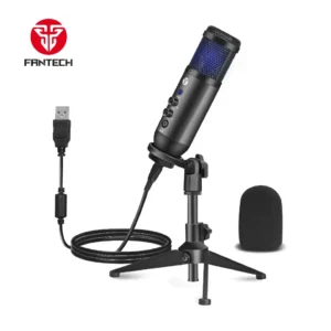 MICROFONO FANTECH MOD. MCX01 CONDENSER MIC. USB A USB B, TRIPODE