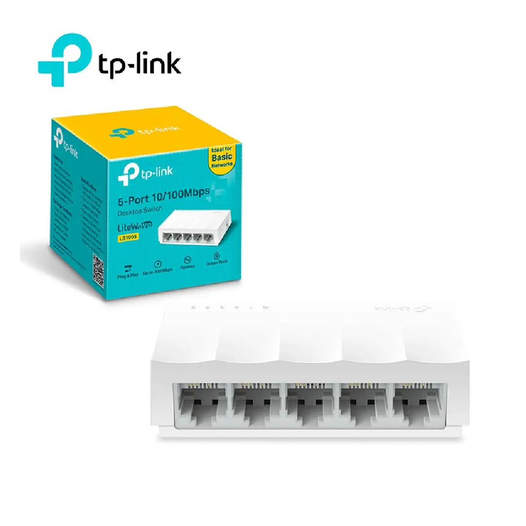 SWITCH 5 PUERTOS 10-100 TP LINK GTIA 24 HORAS