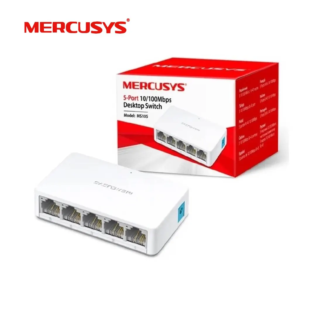 SWITCH MERCUSYS 5 PUERTOS 10_100MBPS MS105